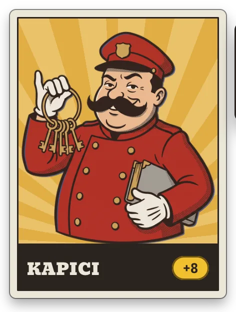 Kapıcı: +8 Kira.